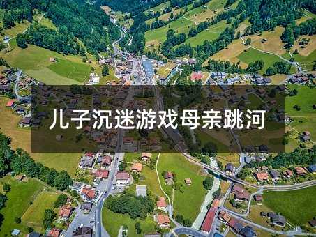 儿子沉迷游戏母亲跳河