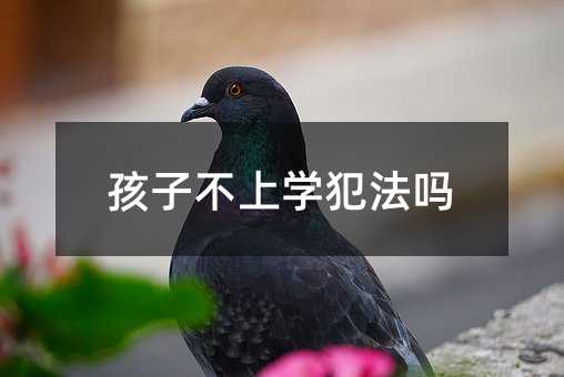 孩子不上学犯法吗