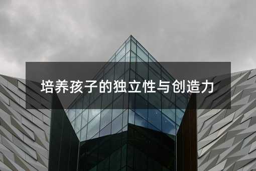 培养孩子的独立性与创造力