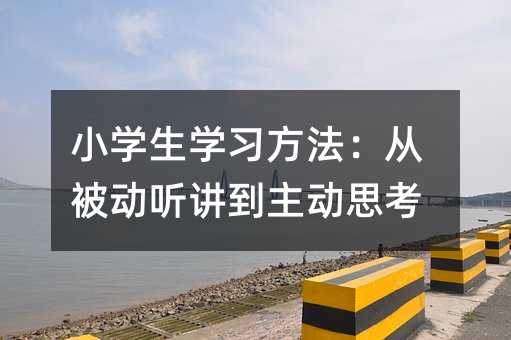 小学生学习方法:从被动听讲到主动思考