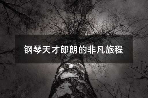 钢琴天才郎朗的非凡旅程