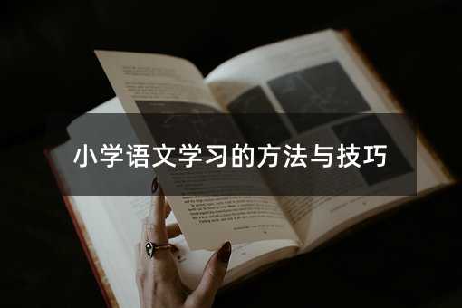 小学语文学习的方法与技巧