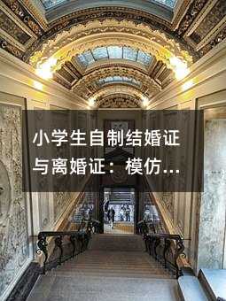 小学生自制结婚证与离婚证:模仿行为背后的教育启示