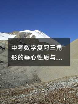 中考数学复习三角形的垂心性质与应用