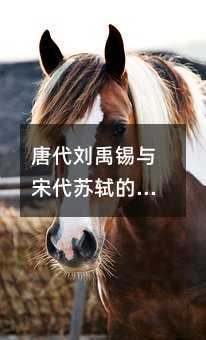 唐代刘禹锡与宋代苏轼的诗词艺术对比分析