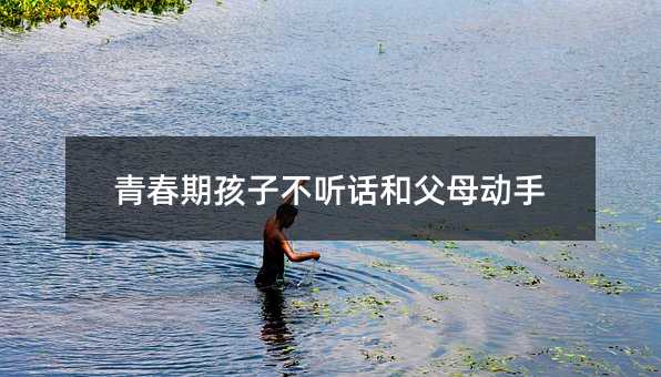 青春期孩子不听话和父母动手