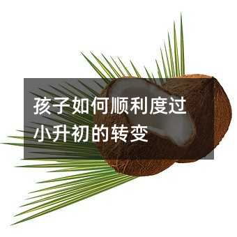 孩子怎么样顺利度过小升初的转变