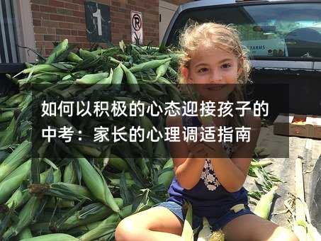 如何以积极的心态迎接孩子的中考:家长的心理调适指南