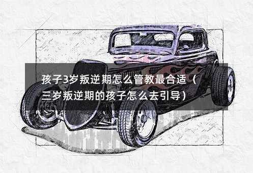 孩子3岁叛逆期怎么管教最合适(三岁叛逆期的孩子怎么去引导)