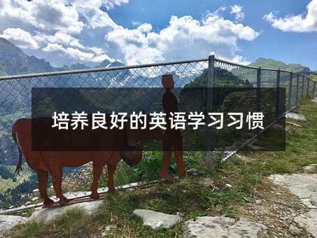 培养良好的英语学习习惯