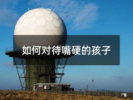 如何對待嘴硬的孩子