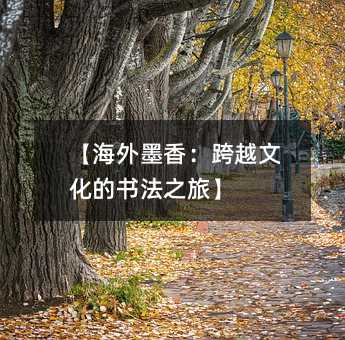 【海外墨香:跨越文化的书法之旅】