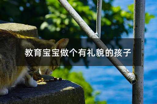 教育宝宝做个有礼貌的孩子