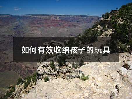 如何有效收纳孩子的玩具