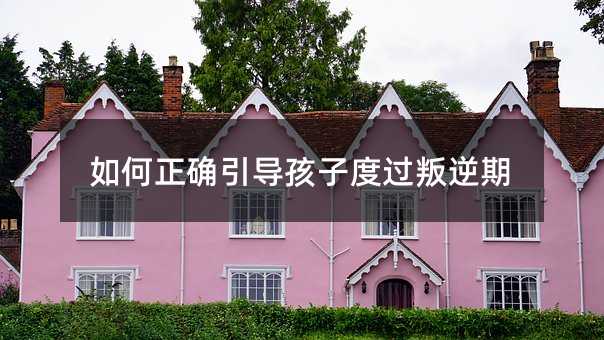 如何正确引导孩子度过叛逆期