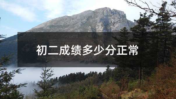 初二成绩多少分正常
