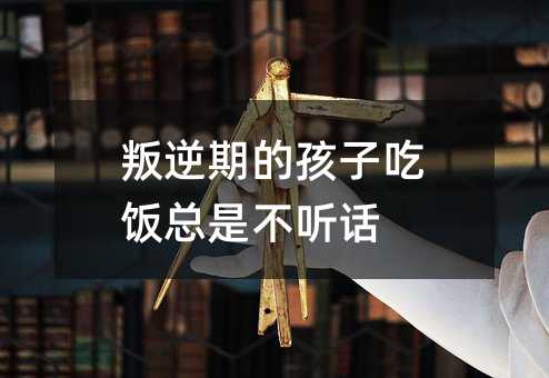 叛逆期的孩子吃饭总是不听话