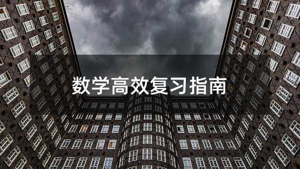 数学高效复习指南