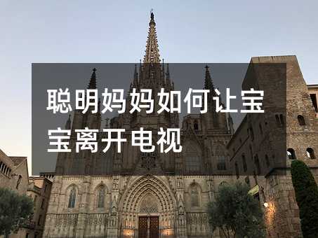 聪明妈妈如何让宝宝离开电视