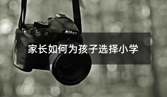 家长如何为孩子选择小学