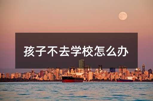 孩子不去学校如何解决