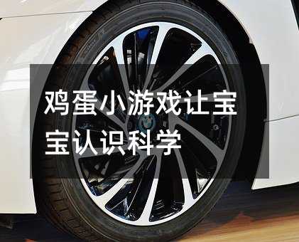 鸡蛋小游戏让孩子认识科学