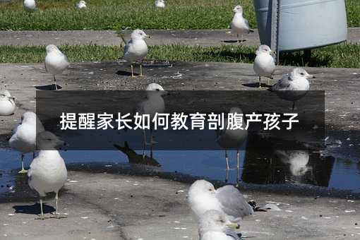 提醒家长如何教育剖腹产孩子