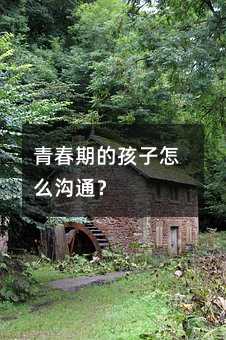 青春期的孩子怎么沟通?