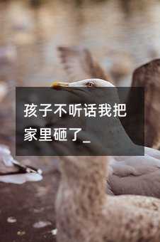 孩子不听话我把家里砸了_