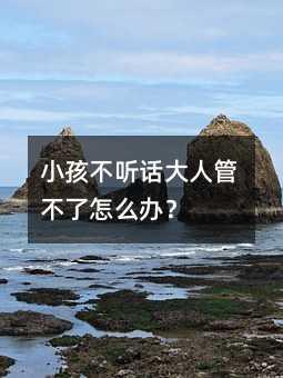 小孩不听话大人管不了怎么办?