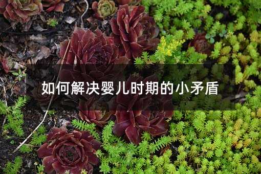 如何解决婴儿时期的小矛盾