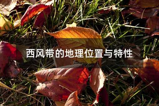 西风带的地理位置与特性