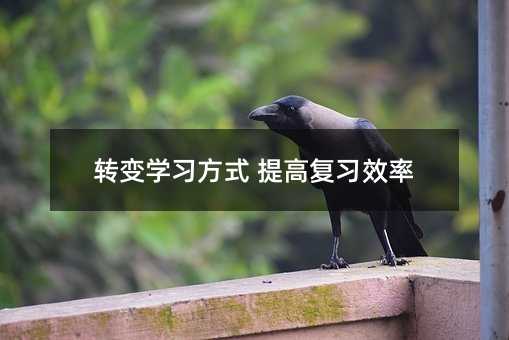 转变学习技巧 提升复习效率