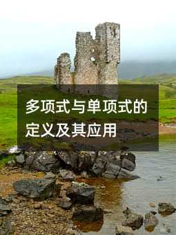 多项式与单项式的定义及其应用
