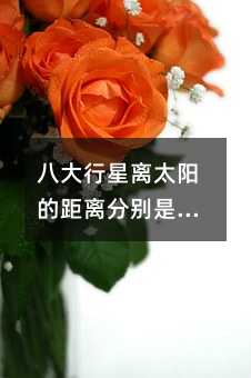 八大行星离太阳的距离分别是多少千米