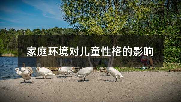 家庭环境对儿童性格的影响