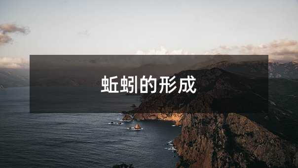 蚯蚓的形成