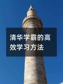 清华学霸的高效学习方法