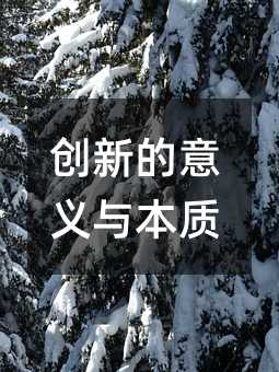 创新的意义与本质