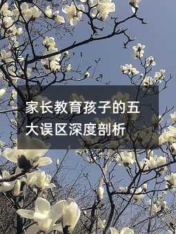 家长教育孩子的五大误区深度剖析