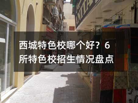 西城特色校哪个好?6所特色校招生情况盘点