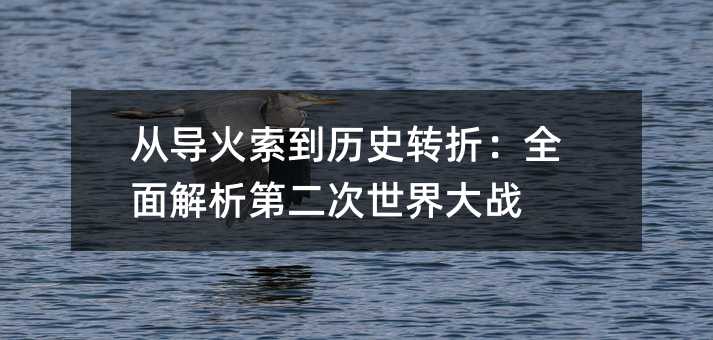从导火索到历史转折:全面解析第二次世界大战