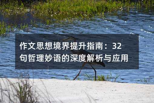 作文思想境界提升指南:32句哲理妙语的深度解析与应用