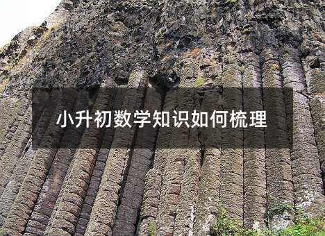小升初数学常识怎么样梳理