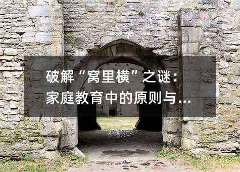 破解“窝里横”之谜:家庭教育中的原则与方法