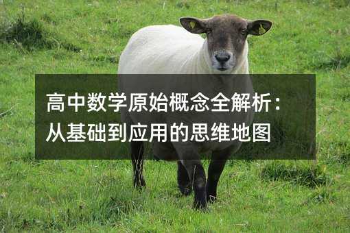 高中数学原始概念全解析:从基础到应用的思维地图