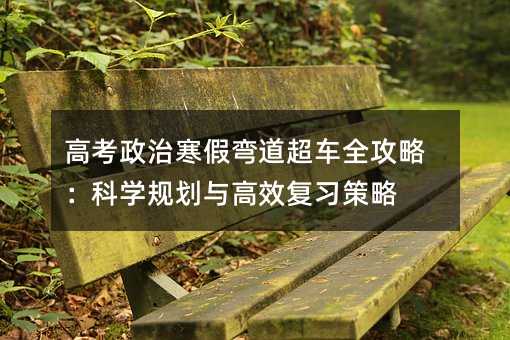 高考政治寒假弯道超车全攻略:科学规划与高效复习策略