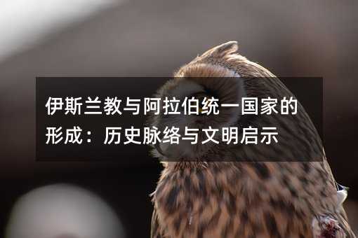伊斯兰教与阿拉伯统一国家的形成:历史脉络与文明启示