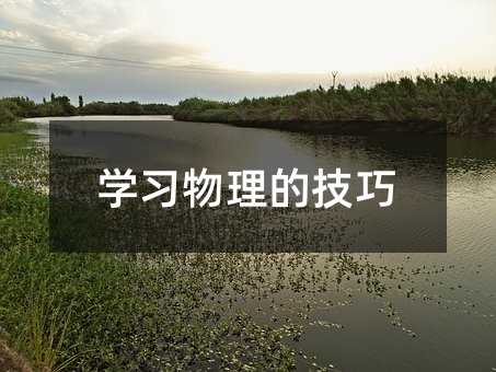 学习物理的技巧