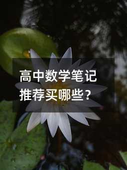 高中数学笔记推荐买哪些?